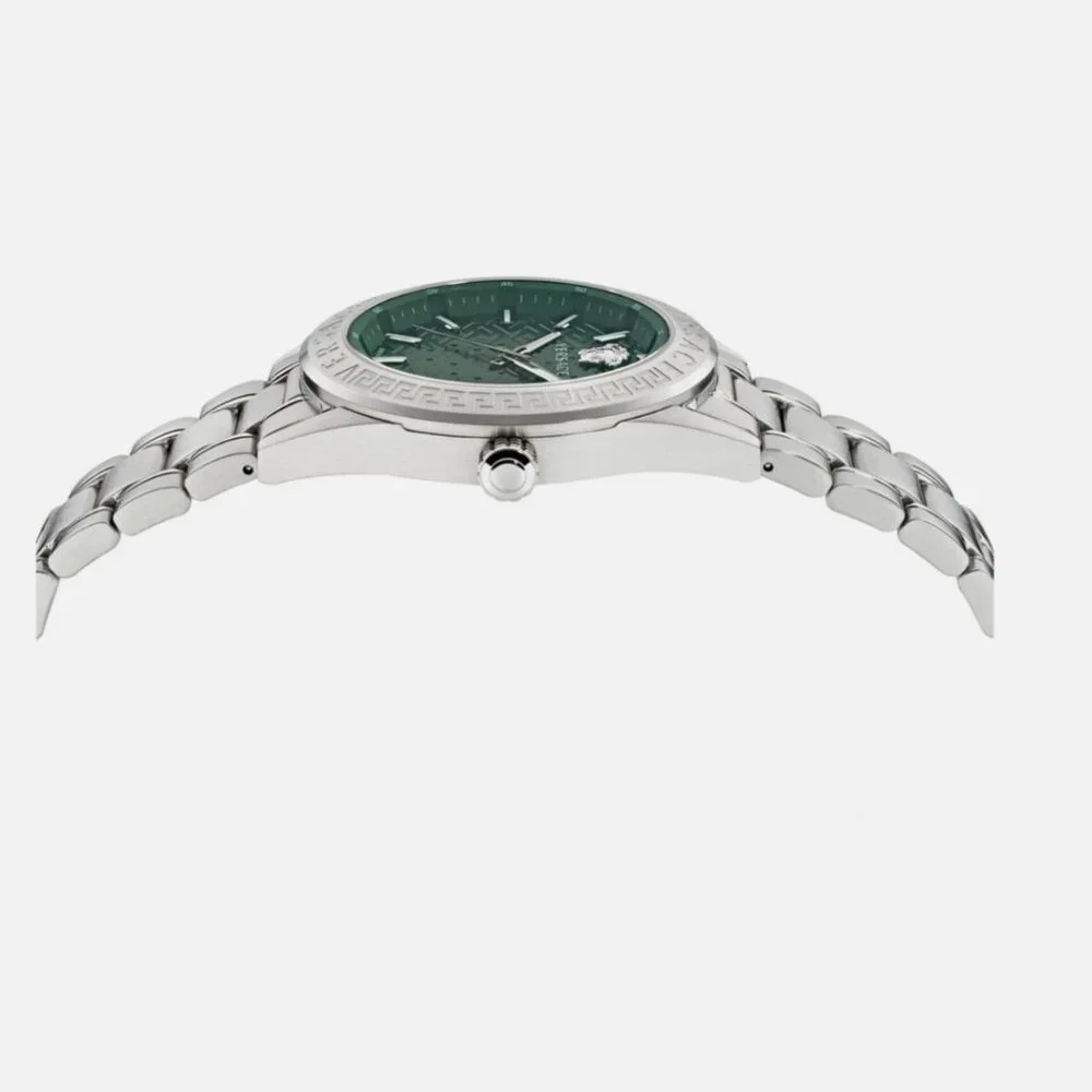 Sale! Versace Mens Stainless Steel 42mm Bracelet Fashion Watch